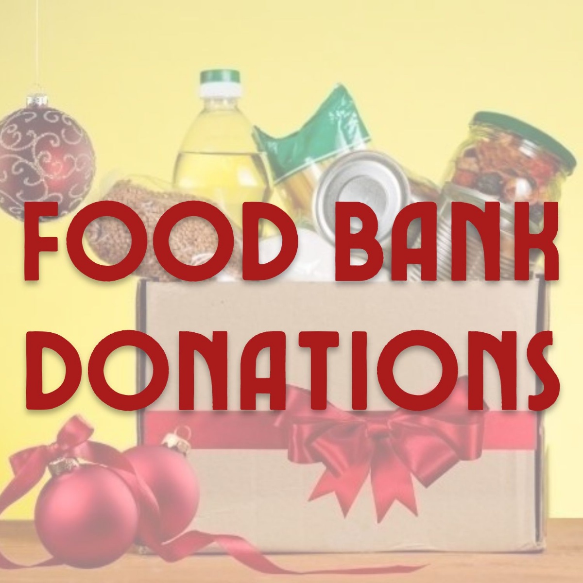 Thomas Becket Catholic School - Christmas Food Bank Donations